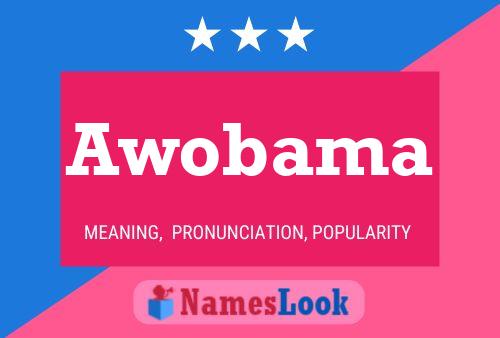 Awobama 名字海报