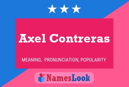 Axel Contreras 名字海报