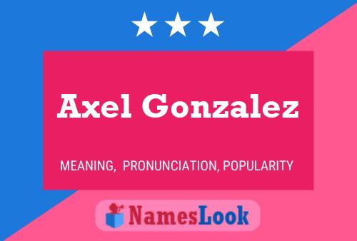 Axel Gonzalez 名字海报