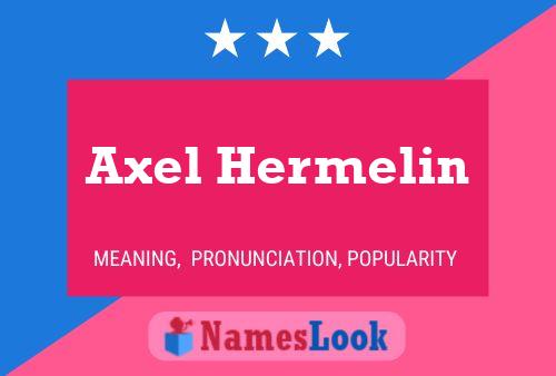 Axel Hermelin 名字海报