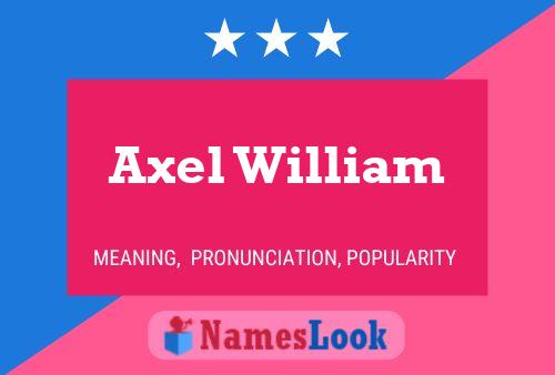 Axel William 名字海报