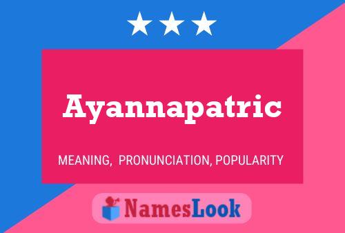 Ayannapatric 名字海报