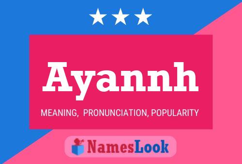 Ayannh 名字海报