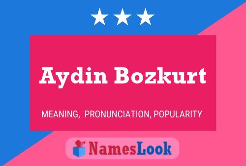 Aydin Bozkurt 名字海报