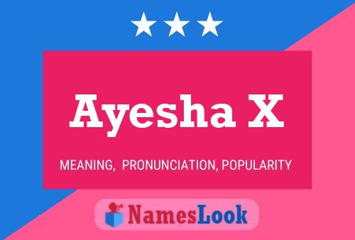 Ayesha X 名字海报