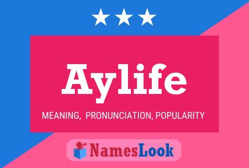 Aylife 名字海报