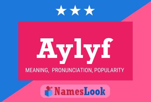 Aylyf 名字海报