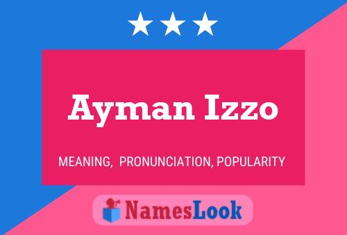 Ayman Izzo 名字海报