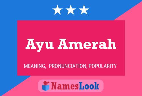 Ayu Amerah 名字海报