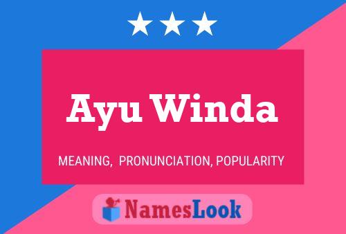 Ayu Winda 名字海报