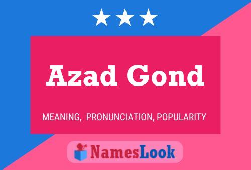 Azad Gond 名字海报