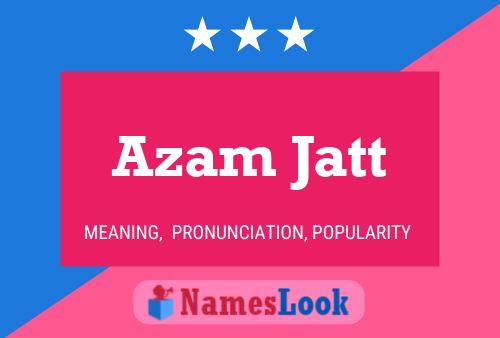 Azam Jatt 名字海报