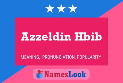 Azzeldin Hbib 名字海报