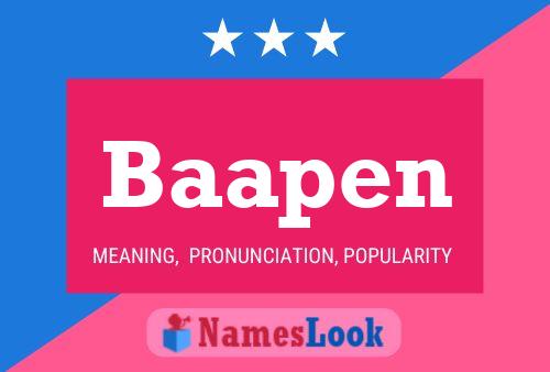 Baapen 名字海报