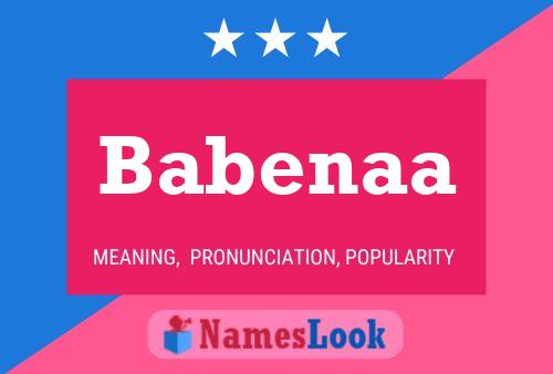 Babenaa 名字海报