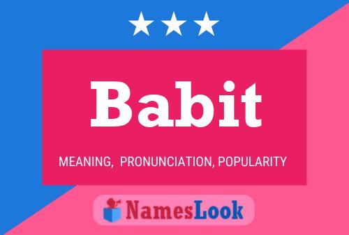 Babit 名字海报