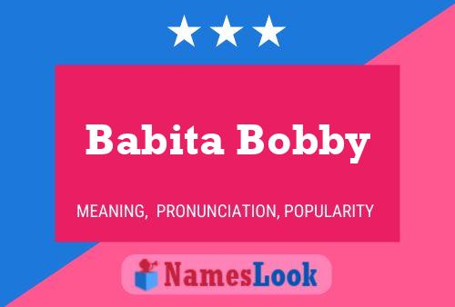 Babita Bobby 名字海报