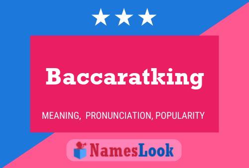 Baccaratking 名字海报