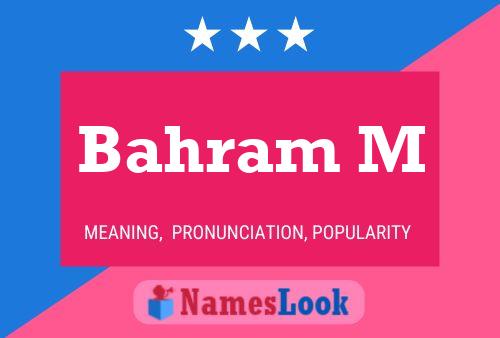 Bahram M 名字海报