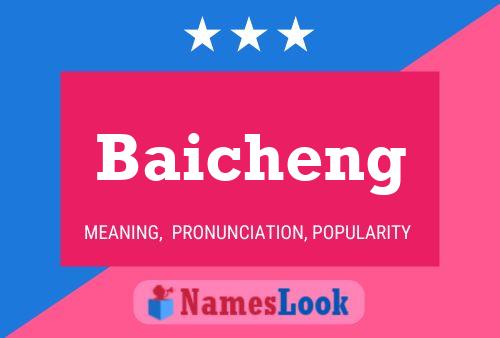 Baicheng 名字海报