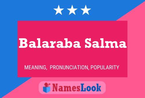 Balaraba Salma 名字海报