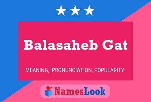 Balasaheb Gat 名字海报