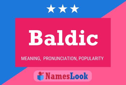 Baldic 名字海报