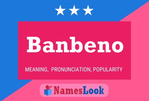 Banbeno 名字海报