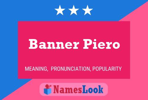 Banner Piero 名字海报