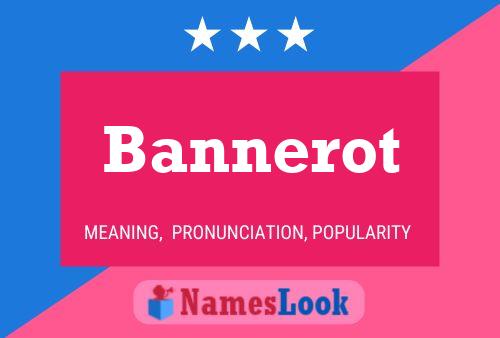 Bannerot 名字海报