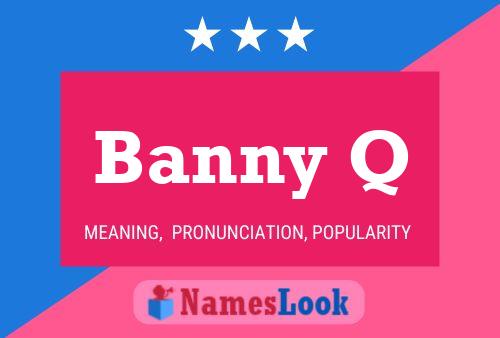 Banny Q 名字海报