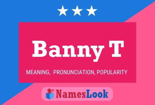 Banny T 名字海报