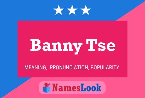 Banny Tse 名字海报