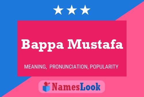 Bappa Mustafa 名字海报