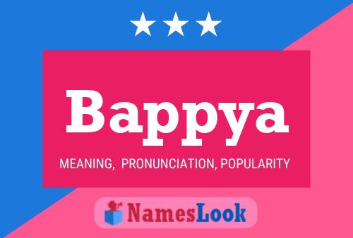 Bappya 名字海报