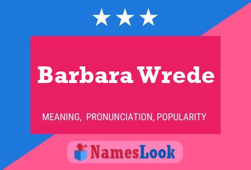 Barbara Wrede 名字海报