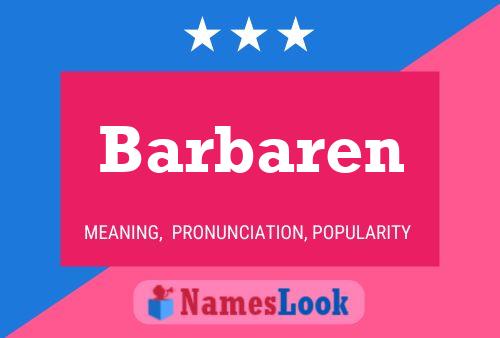 Barbaren 名字海报