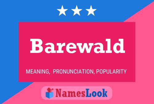 Barewald 名字海报