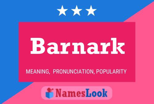 Barnark 名字海报