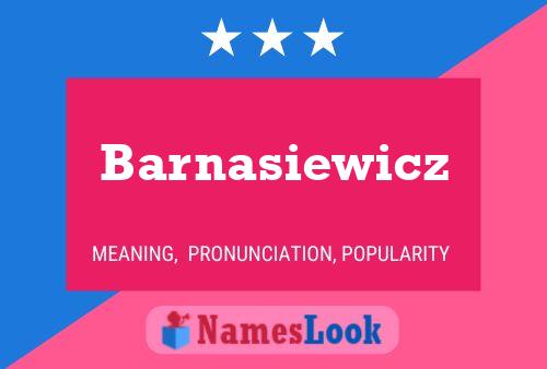 Barnasiewicz 名字海报