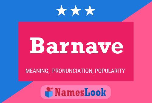 Barnave 名字海报