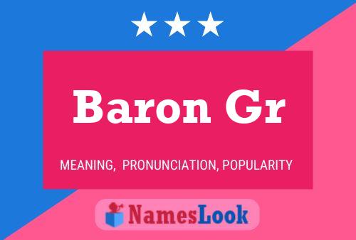 Baron Gr 名字海报