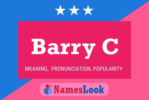 Barry C 名字海报