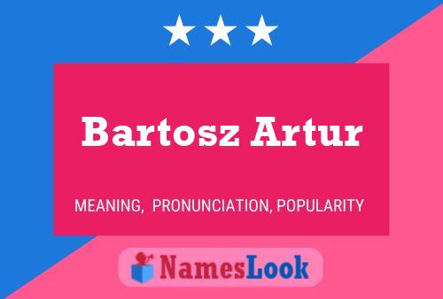 Bartosz Artur 名字海报