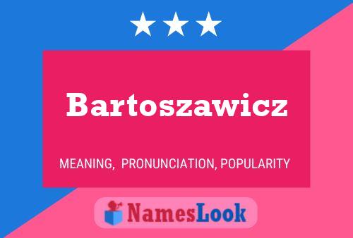 Bartoszawicz 名字海报