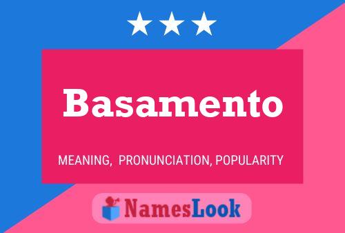 Basamento 名字海报