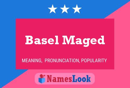 Basel Maged 名字海报