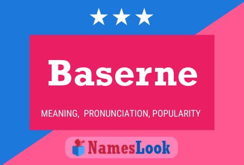 Baserne 名字海报