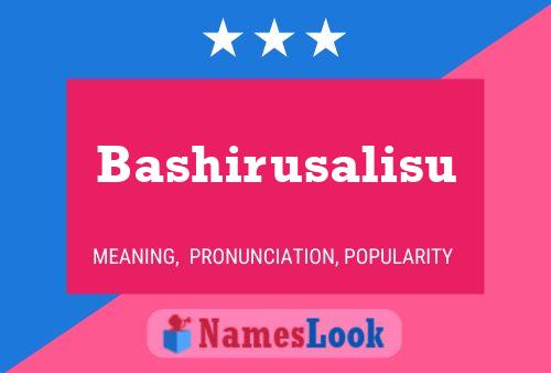 Bashirusalisu 名字海报