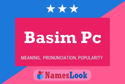 Basim Pc 名字海报